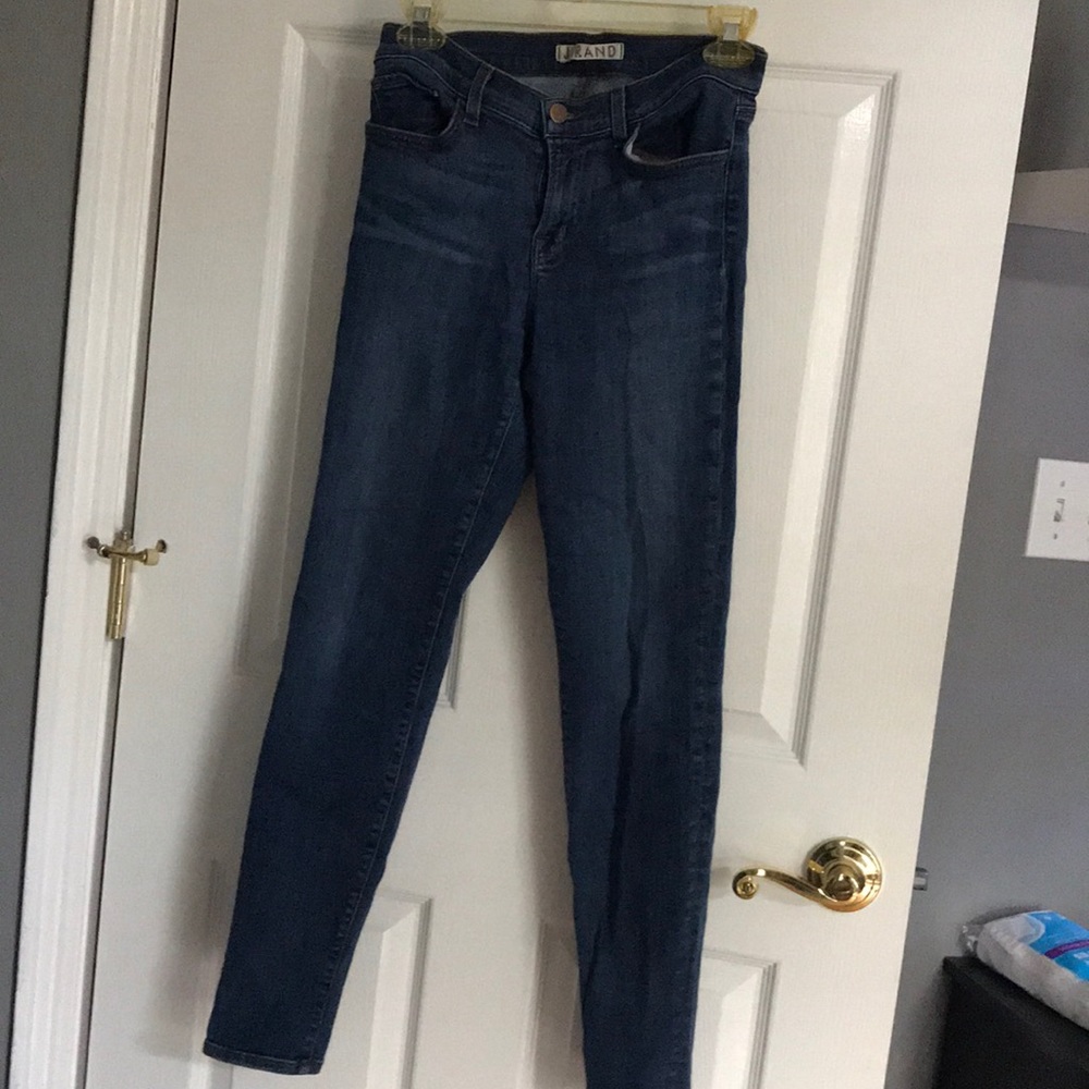⚡️J brand med/ dark wash skinny jeans